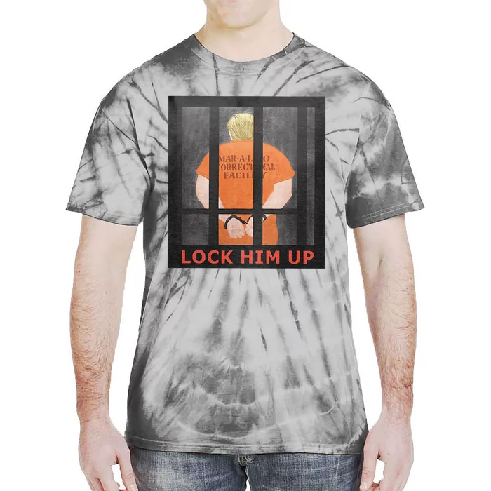 Lock Him Up Anti Trump Tie-Dye T-Shirt