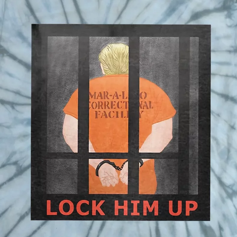 Lock Him Up Anti Trump Tie-Dye T-Shirt