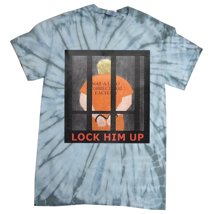 Lock Him Up Anti Trump Tie-Dye T-Shirt