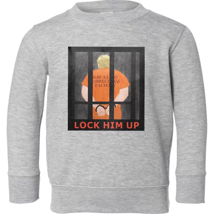 Lock Him Up Anti Trump Toddler Sweatshirt