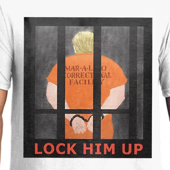 Lock Him Up Anti Trump Pajama Set