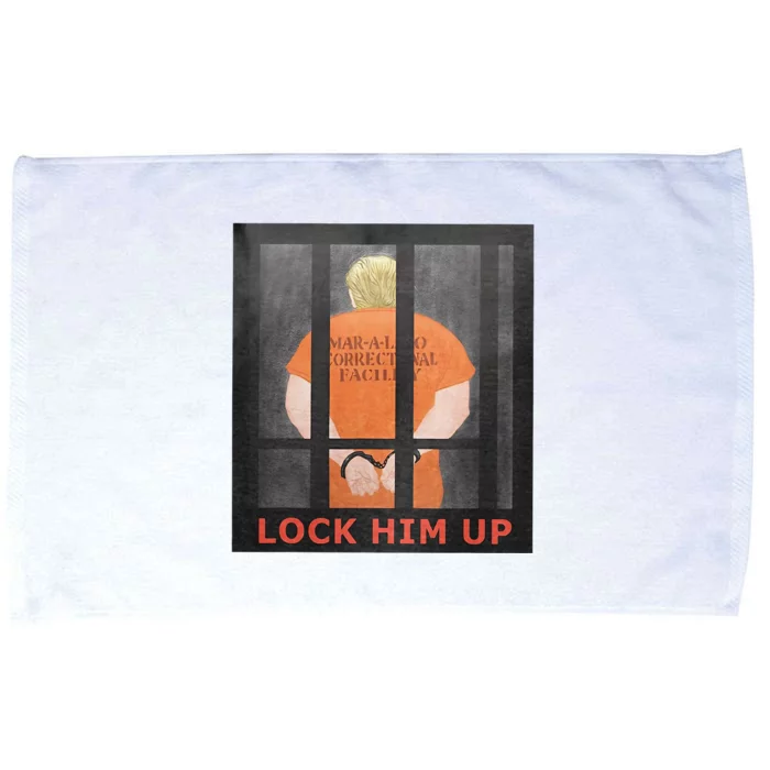 Lock Him Up Anti Trump Microfiber Hand Towel