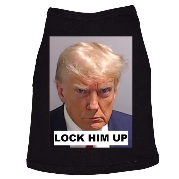 Lock Him Up Donald Trump Mugshot Jail Doggie Tank