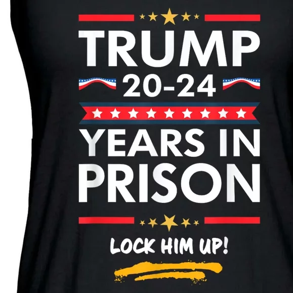 Lock Him Up 2020 2024 Years In Prison Anti Trump Ladies Essential Flowy Tank