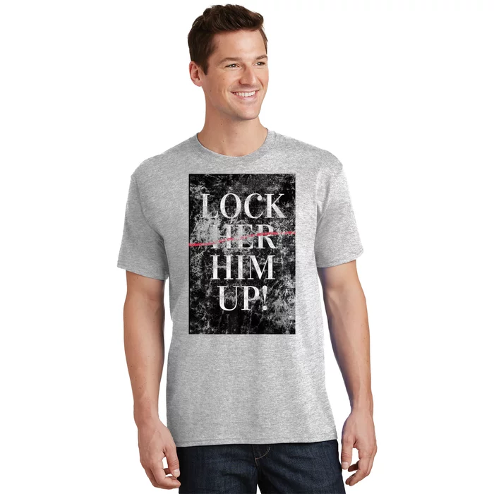 Lock Him Up Anti Trump Funny Mike Flynn Pro Hillary T-Shirt