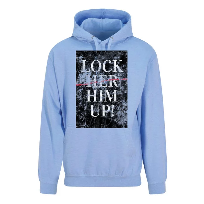 Lock Him Up Anti Trump Funny Mike Flynn Pro Hillary Unisex Surf Hoodie