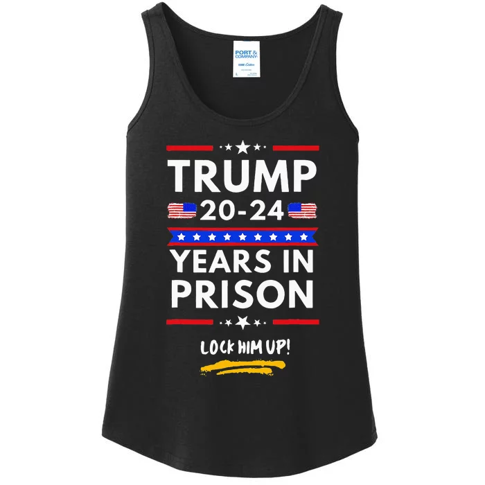 Lock Him Up 2020 2024 Years In Prison Anti Trump Political Ladies Essential Tank