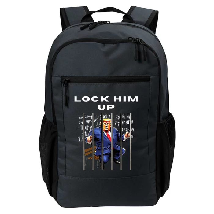 Lock Him Up Antitrump Djt Incarceration Jail Trump Daily Commute Backpack