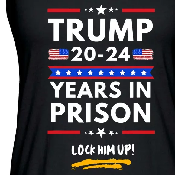 Lock Him Up 20202024 Years In Prison, AntiTrump Political , Best Giff Ladies Essential Flowy Tank