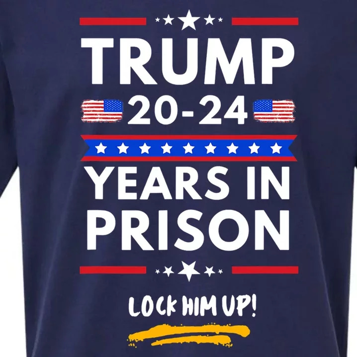 Lock Him Up 20202024 Years In Prison, AntiTrump Political , Best Giff Sueded Cloud Jersey T-Shirt