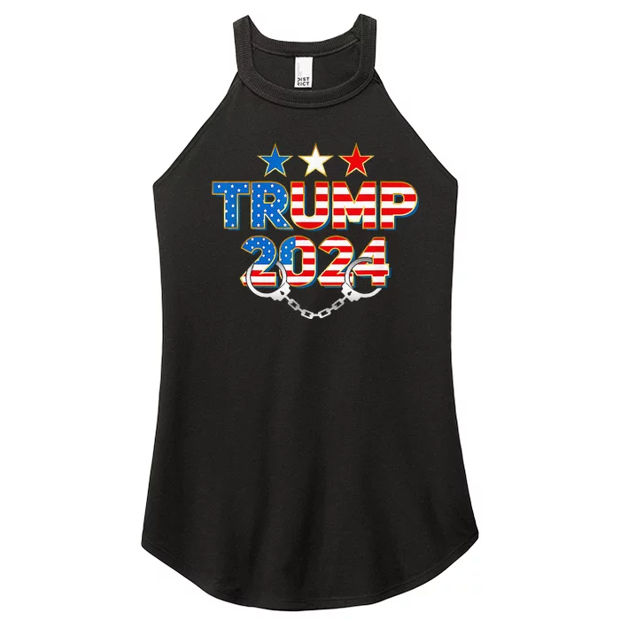 Lock Him Up Trump 2024 Women’s Perfect Tri Rocker Tank