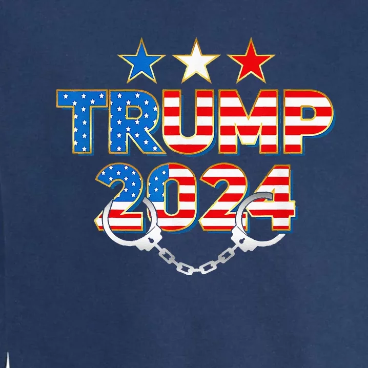 Lock Him Up Trump 2024 Garment-Dyed Sweatshirt