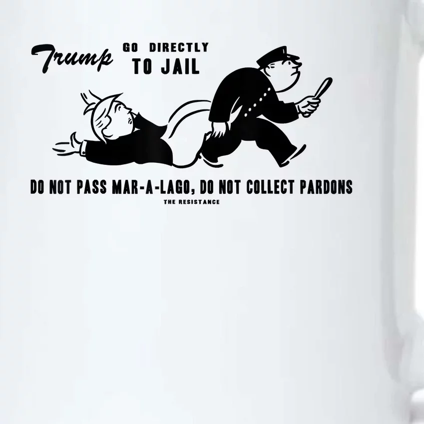 Lock Him Up Jail Trump Black Color Changing Mug