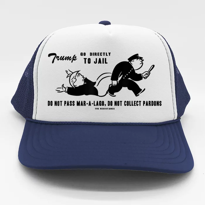 Lock Him Up Jail Trump Trucker Hat