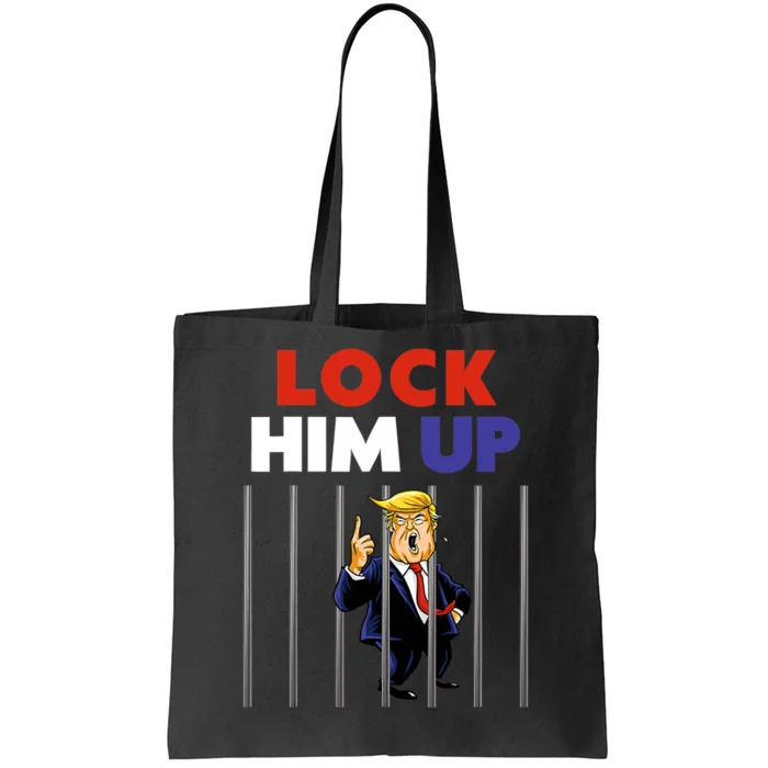 Lock Him Up Anti Trump Political Tote Bag