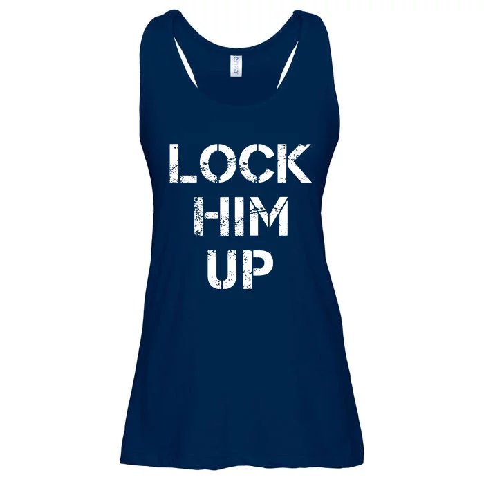 Lock Him Up Antitrump Ladies Essential Flowy Tank