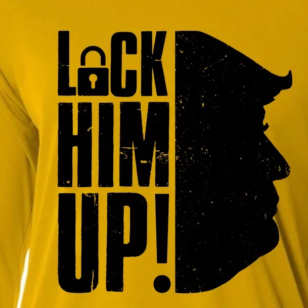 Lock Him Up Democrat Anti Trump Impeach 45 Resist Resign Cooling Performance Long Sleeve Crew