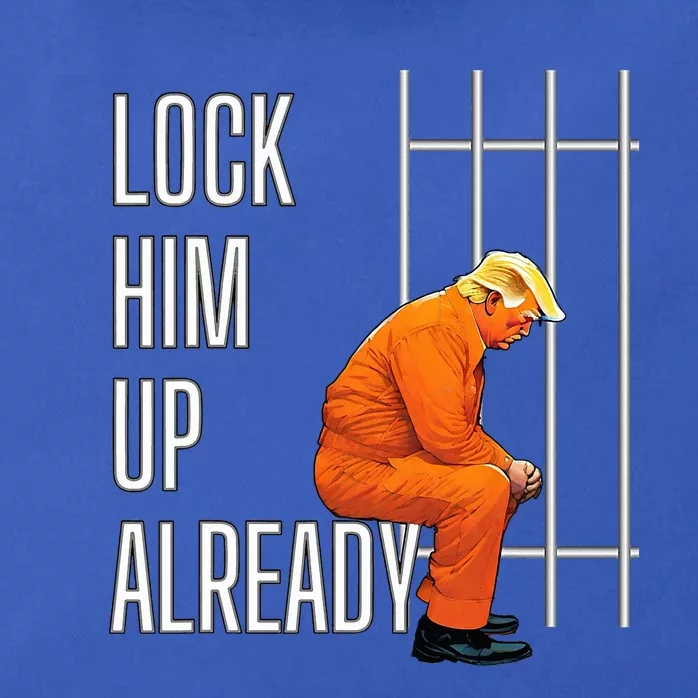 Lock Him Up Already Zip Tote Bag