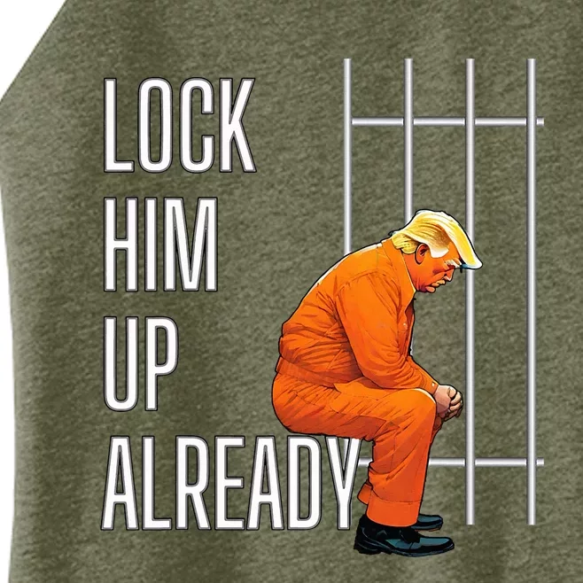 Lock Him Up Already Women’s Perfect Tri Rocker Tank