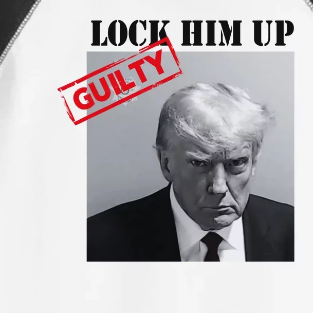 Lock Him Up Donald Trump Guilty Mugshot Toddler Fine Jersey T-Shirt