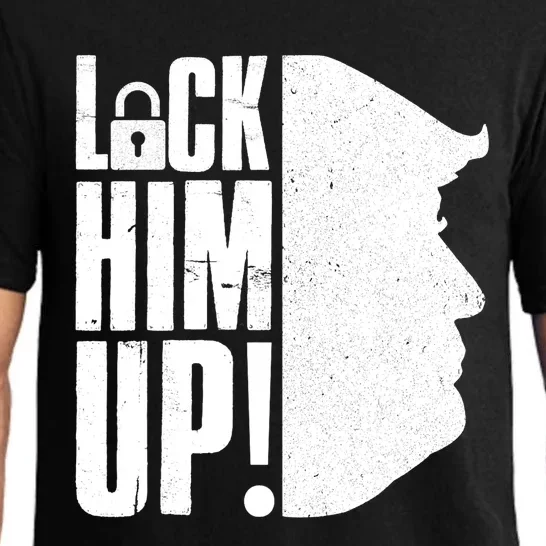 Lock Him Up Democrat Anti Trump Impeach 45 Resist Resign Pajama Set