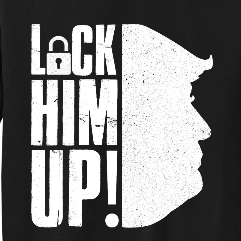 Lock Him Up Democrat Anti Trump Impeach 45 Resist Resign Tall Sweatshirt