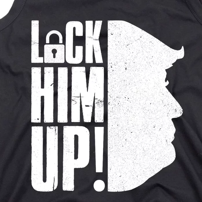 Lock Him Up Democrat Anti Trump Impeach 45 Resist Resign Tank Top