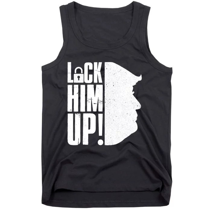 Lock Him Up Democrat Anti Trump Impeach 45 Resist Resign Tank Top