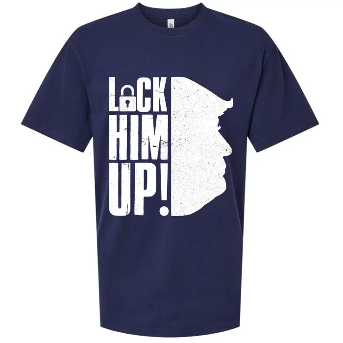 Lock Him Up Democrat Anti Trump Impeach 45 Resist Resign Sueded Cloud Jersey T-Shirt