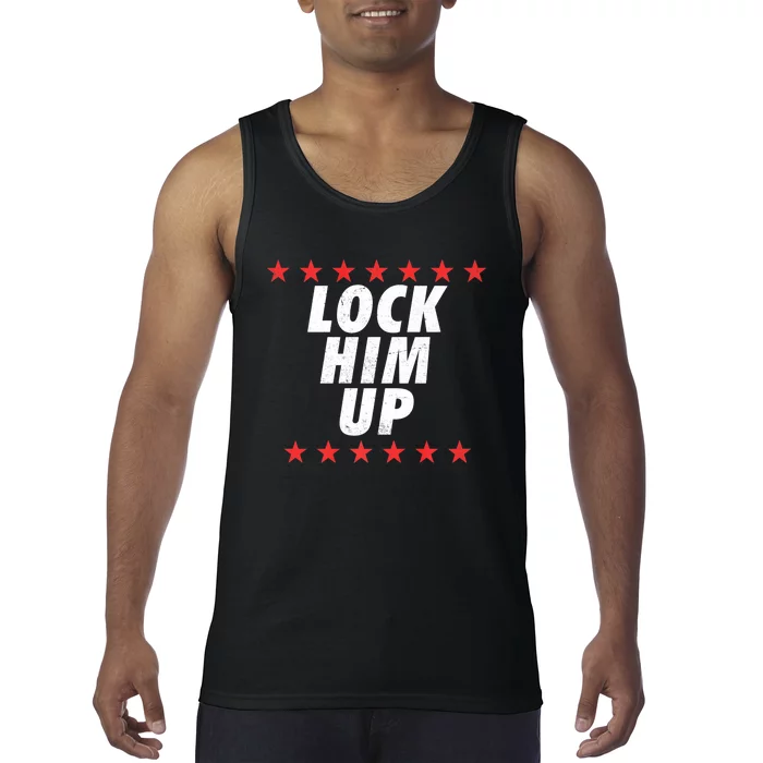 Lock Him Up Anti Trump Protest Tank Top