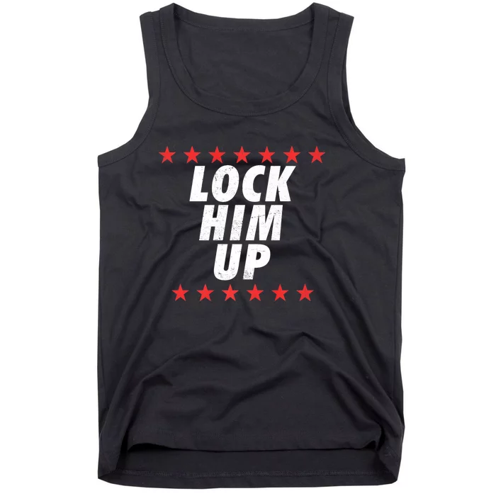 Lock Him Up Anti Trump Protest Tank Top