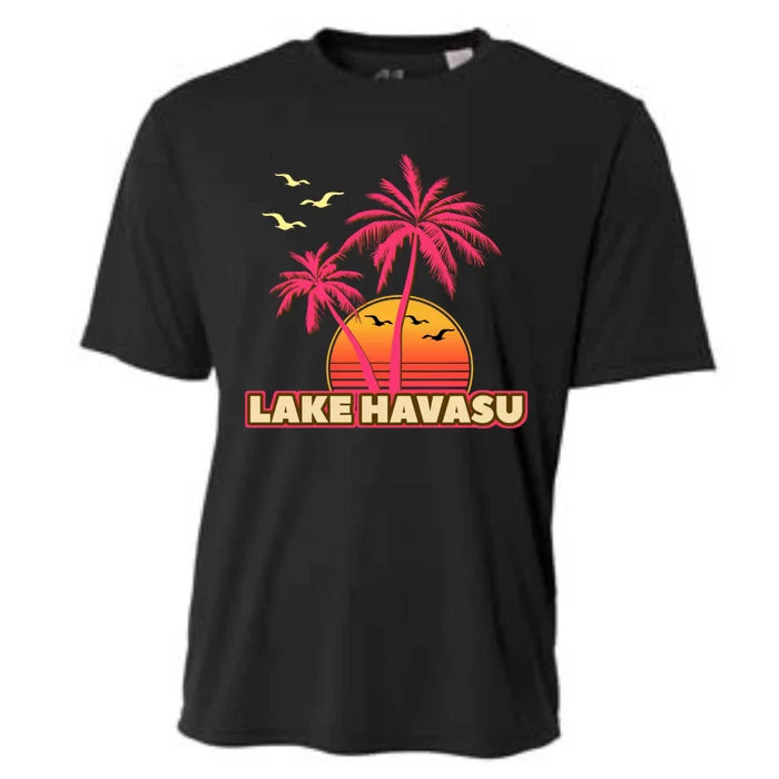 Lake Havasu Vintage Sunset Cooling Performance Crew T-Shirt