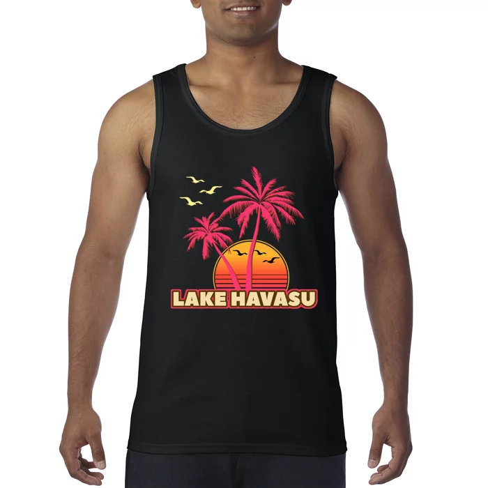 Lake Havasu Vintage Sunset Tank Top