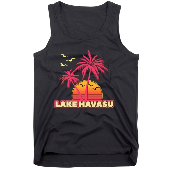 Lake Havasu Vintage Sunset Tank Top