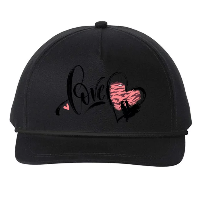 Love Heart Valentine's Day Outfit Friend Cute Gift Snapback Five-Panel Rope Hat