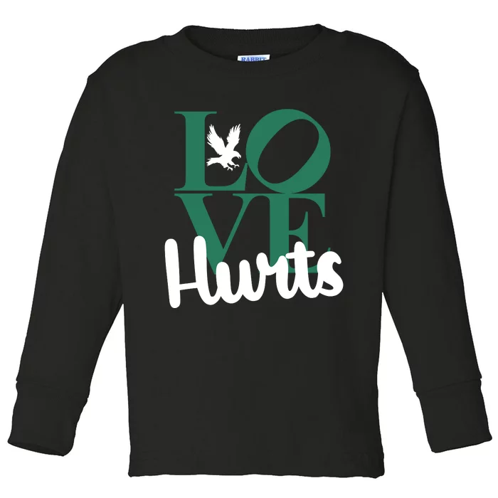 Love Hurts Eagles Retro Long Sleeve T-Shirt