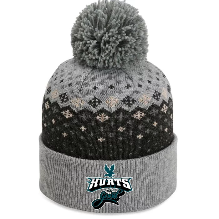 Love Hurts Eagles Fan Vintage The Baniff Cuffed Pom Beanie