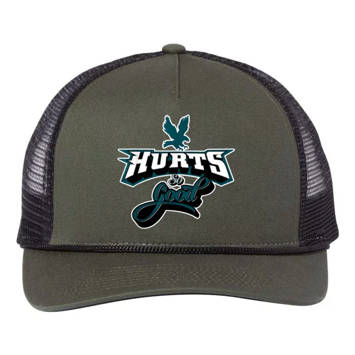 Love Hurts Eagles Fan Vintage Retro Rope Trucker Hat Cap