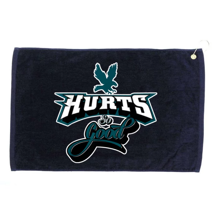 Love Hurts Eagles Fan Vintage Grommeted Golf Towel