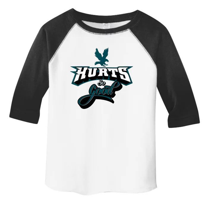 Love Hurts Eagles Fan Vintage Toddler Fine Jersey T-Shirt