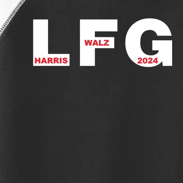 Lfg Harris Walz 2024 Toddler Fine Jersey T-Shirt