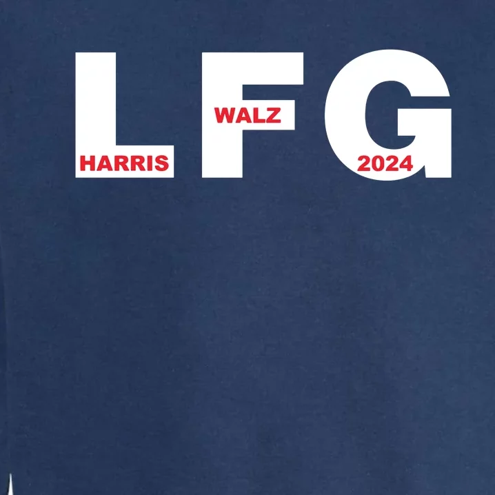 Lfg Harris Walz 2024 Garment-Dyed Sweatshirt