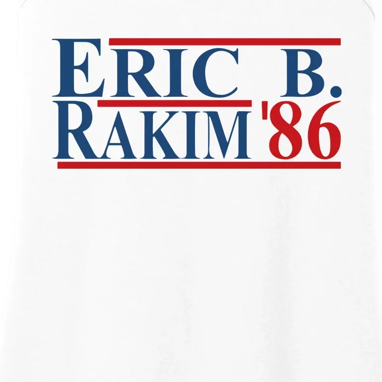 Laurence Holmes Wearing Eric B. Rakim 86 Ladies Essential Tank