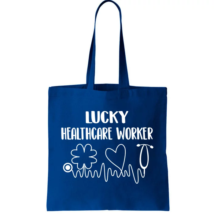 Lucky Healthcare Worker For Nurse On St Patrick's Day Cute Gift Tote Bag