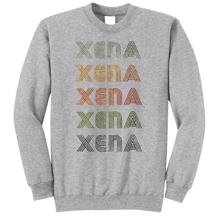 Love Heart Xena Grunge Tall Sweatshirt