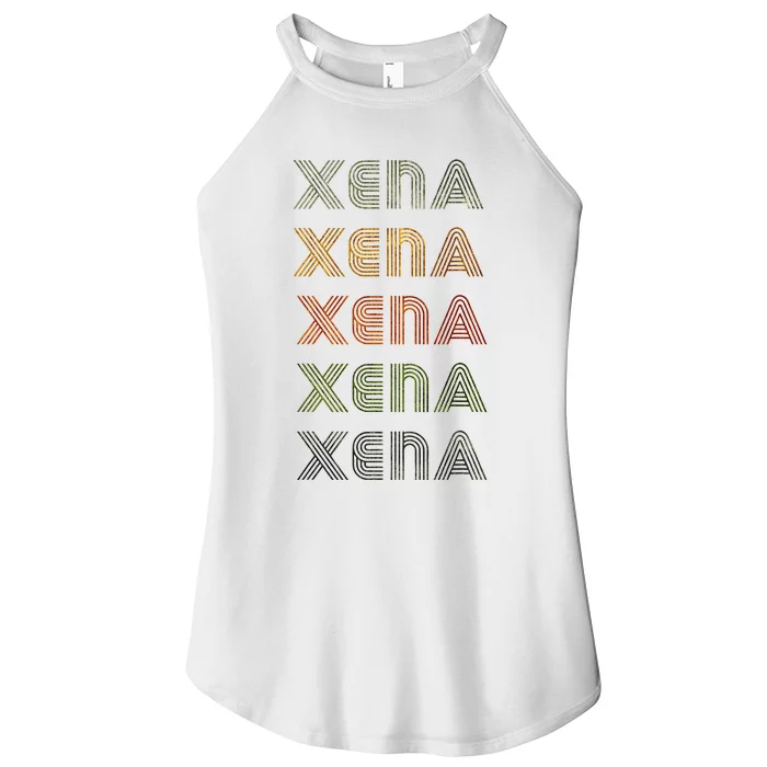 Love Heart Xena Grunge Women’s Perfect Tri Rocker Tank