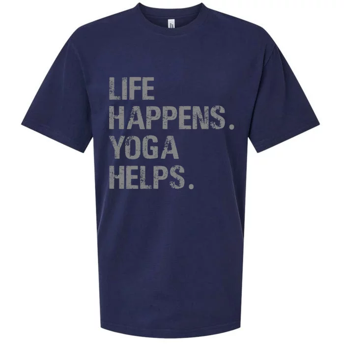 Life Happens Yoga Helps Sueded Cloud Jersey T-Shirt