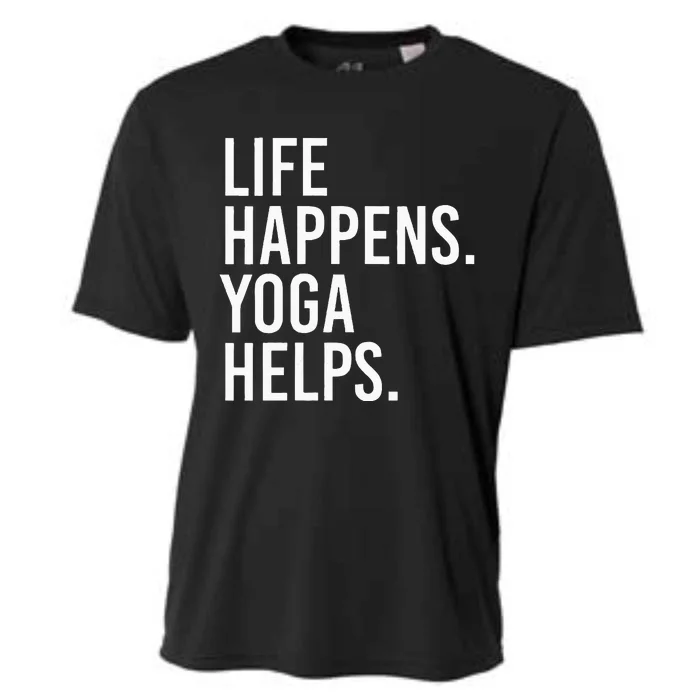 Life Happens Yoga Helps Cooling Performance Crew T-Shirt