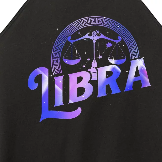 Libra Horoscope Zodiac Sign Astrology Symbol Women’s Perfect Tri Rocker Tank