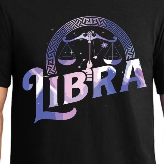 Libra Horoscope Zodiac Sign Astrology Symbol Pajama Set